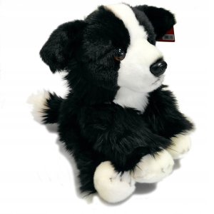 PIES MASKOTKA BORDER COLLIE Pluszak piesek 26cm 0+ 3
