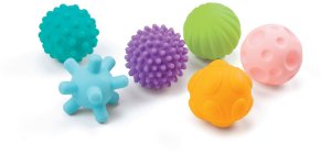 Piłki piłeczki sensoryczne edukacyjne miękkie dla niemowląt gryzaki 6 szt 13