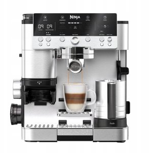 Kolbowy ekspres ciśnieniowy Ninja ES601EU 1650 W srebrny 3 w 1 spieniacz 2