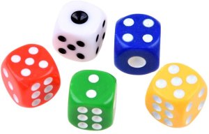 Jokomisiada Zestaw do gry kości Yams kostki oczkowe GR0437 4