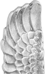 vidaXL Rzeźba skrzydeł anioła Srebrna Polystone 31 x 5 x 91 cm 6