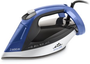 ETA Steam Iron | ETA227690000 Chloe | Steam Iron | 2600 W | Water tank capacity 350 ml | Continuous steam 40 g/min | Silver/Blue 1