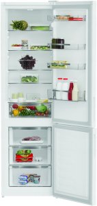 INDESIT Refrigerator | INKS 1401 W4E | Energy efficiency class E | Free standing | Combi | Height 202.5 cm | Fridge net capacity 266 L | Freezer net capacity 120 L | 38 dB | White 3