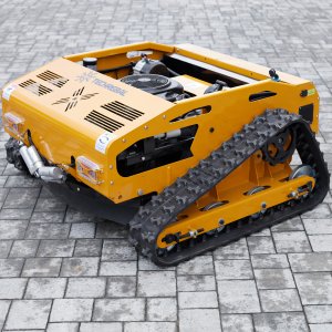 Kosiarka Spalinowa Zdalnie Sterowana 80cm Gąsienie 452cm3 16KM Pług 116cm 2