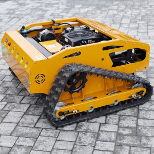 Kosiarka Spalinowa Zdalnie Sterowana 80cm Gąsienie 452cm3 16KM Pług 116cm 4