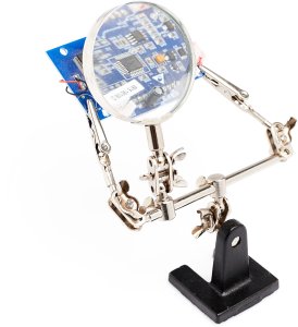 Narzędzia do Lutowania w Walizce 14 Sztuk Trzecia Ręka Odsysac Pęseta Drut 6