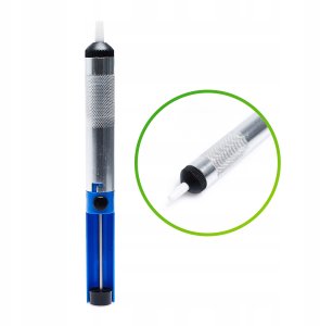 Narzędzia do Lutowania w Walizce 14 Sztuk Trzecia Ręka Odsysac Pęseta Drut 9