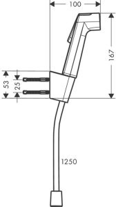 Bidete komplektas, Hansgrohe, 29238000 2