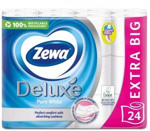 PAPER WC ZEWA DELUXE WHITE 3PLY 24PCS 1
