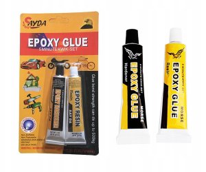 Klej Epoksydowy Dwuskładnikowy Mocny Uniwersalny Do Drewna Stali Zestaw 4
