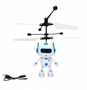 Robot latający na podczerwień, sterowany dłonią, kabel do ładowania USB   IR 534872 cena za 1 szt 3
