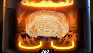 COSORI Turbo Tower Pro 2 komory 10,8 l Double Stack Airfryer z DualBlaze 2