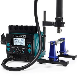 Stacja Lutownicza Hot Air Yihua 992D-III 1220W Uchwyt na Kolbę Uchwyt PCB 13