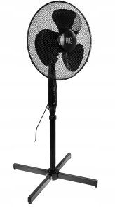 Wentylator Stojący Wiatrak Podgłogowy Na Pilota Timer Oscylacja 40W 3 Tryby 8