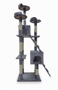 Duży Drapak dla kota legowisko wieża słupki sizalowe wysoki 170cm 3