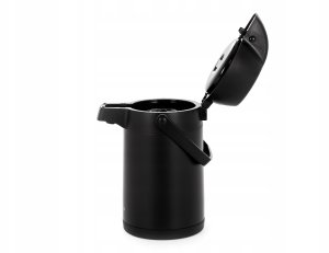 Termos próżniowy 3 l z pompką i uchwytem, czarny | TECHNICA, Black Series 8