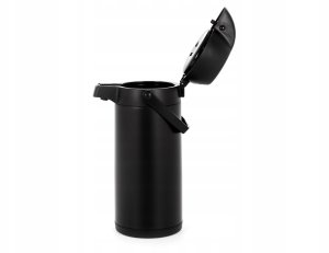 Termos próżniowy 5 l z pompką i uchwytem, czarny | TECHNICA, Black Series 8