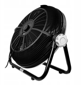 Wentylator Podłogowy Mocny Wiatrak Cyrkulator Przemysłowy 50 Cm 5 Łopatek 6