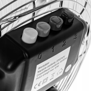 Wentylator Podłogowy Mocny Wiatrak Cyrkulator Przemysłowy Stal Chromowana 8