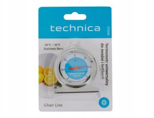 Termometr uniwersalny do mroźni i lodówek od -30 do 30C | TECHNICA, Silver Line 5