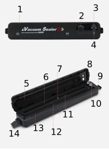 ZGRZEWARKA PRÓŻNIOWA do FOLII Sous Vide MROŻENIE 9