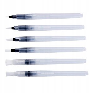 ZESTAW do NAUKI KALIGRAFII Markery 6 szt WODNE 6