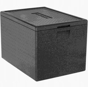 Pojemnik termoizolacyjny GN 1/1, głębokość 233 mm, 40 l, 600x400x283 mm z pokrywą, ładowany od góry | TECHNICA-550001, Silver Line 2