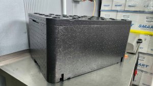 Pojemnik termoizolacyjny GN 1/1, głębokość 233 mm, 40 l, 600x400x283 mm z pokrywą, ładowany od góry | TECHNICA-550001, Silver Line 3