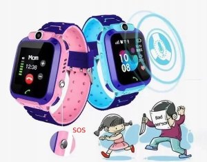 Zegarek SMARTWATCH dla DZIECKA GPS Lokalizator SOS Połączenia Wodoszczelny 10