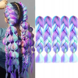 WŁOSY SYNTETYCZNE WARKOCZYKI DOCZEPIANE kolor A1 12