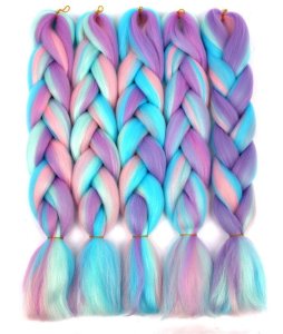 WŁOSY SYNTETYCZNE WARKOCZYKI DOCZEPIANE kolor A1 10