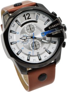 ZEGAREK MĘSKI Curren ELEGANCKI Datownik WR50 W2 1