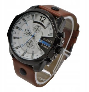 ZEGAREK MĘSKI Curren ELEGANCKI Datownik WR50 W2 2