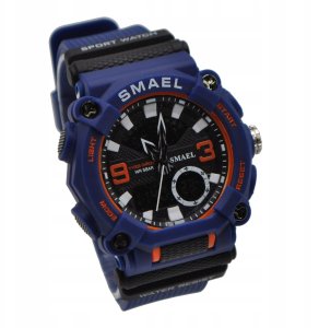 Zegarek ITIMPORT ZEGAREK MĘSKI SMAEL DUAL SPORTOWY WODOSZCZELNY W10 2