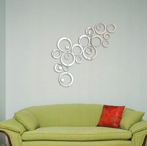 Zestaw 24 szt LUSTER Akrylowych Wzorki Ozdoba 264 3