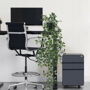 ITIMPORT Zestaw 3 Sztucznych ROŚLINA Komplet WISZĄCY 90cm REALISTYCZNE DOM BIURO XL 3