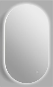 MIRROR VENTO SALERNO HANG W LIGHT 50X90 1