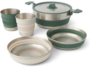 Zestaw naczyń Sea to Summit Detour SL Steel One Pot 3L 5P 1