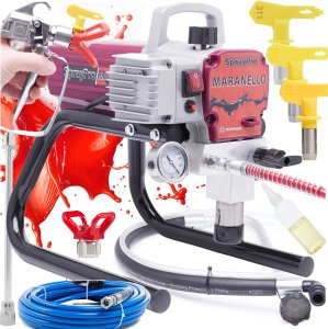 Agregat Malarski Pistolet Techrebal 1700W 2,2L/min Lanca 50cm Wąż 8m 3x Dysze 1