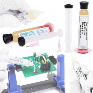 Zestaw do Lutowania Pasta Amtech NC-559-ASM UV 100g Topnik Flux 223 Packa 5