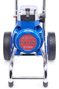 Techrebal Duży Mocny Agregat Malarski 4500W 28L/min Wąż 15m 3x Dysza Lanca Rama Inox 12