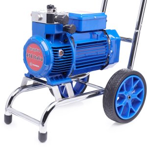 Techrebal Duży Mocny Agregat Malarski 4500W 28L/min Wąż 15m 3x Dysza Lanca Rama Inox 6