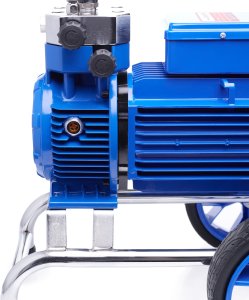 Techrebal Duży Mocny Agregat Malarski 4500W 28L/min Wąż 15m 3x Dysza Lanca Rama Inox 7