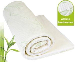 Materac nawierzchniowy z pamięcią Bamboo pianka memory 140x200 1