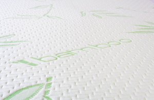 Materac nawierzchniowy z pamięcią Bamboo pianka memory 90x200 3