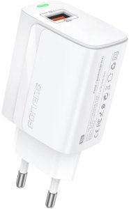 Ładowarka Foneng FONENG ładowarka sieciowa EU64 18W 1xUSB QC3.0 + kabel Micro Biały standard 3