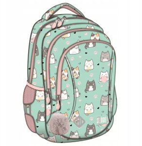 PLECAK 30X38X13 1ZAM 3KIESZ CHARMING CATS FO 1