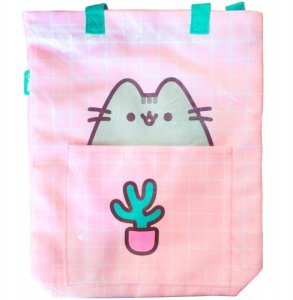 TORBA NA RAMIE 33X41X8 PUSHEEN PINK FO 1