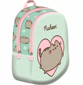 PLECAK 23X28X13 1ZAM 3KIESZ PUSHEEN MINT FOL 1