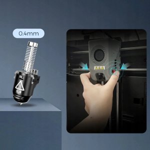 Flashforge Adventurer drukarka 3D 5 m 600 mm/s płyta PEI 10